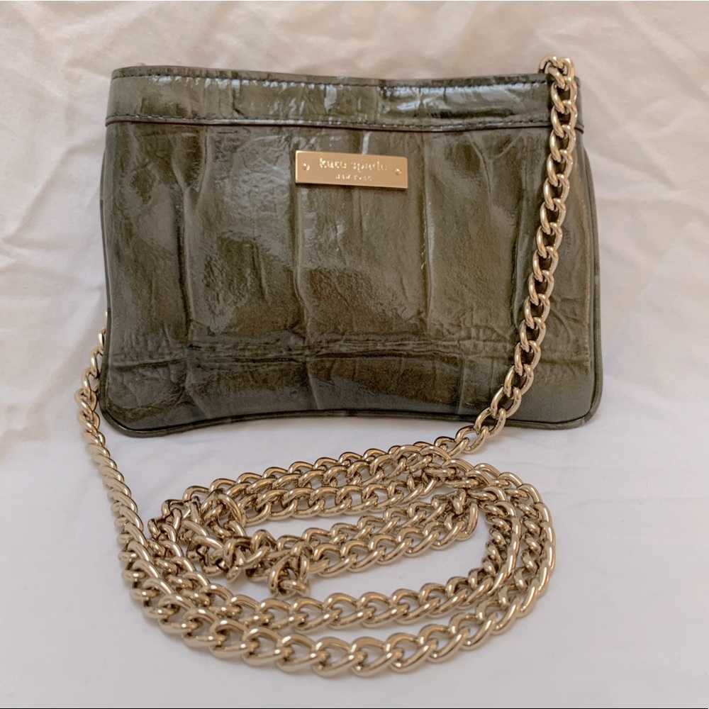 Kate Spade Faux Croc Crossbody Mini Purse